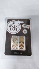 Foil Printed Washi Tape Assortment 1.5cm x 3m