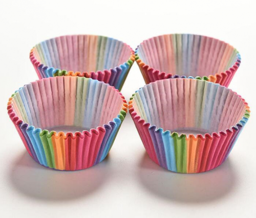 Rainbow Cupcake Liners