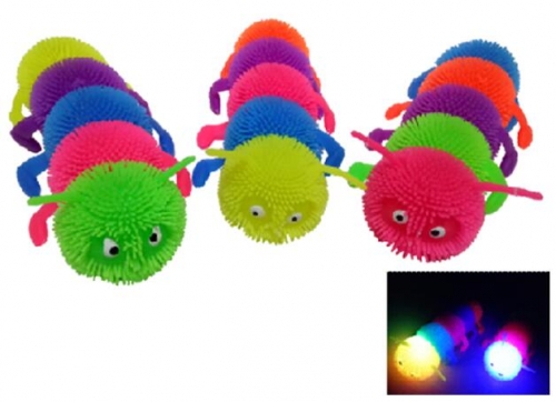 Light-up Puffer Caterpillar 6.5"