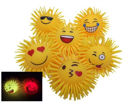 Light-up Emoji Puffer Ball 4.2"