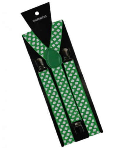 Shamrock Suspenders 100x2.5cm