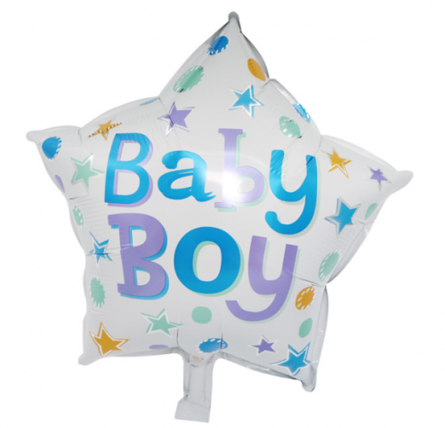 Baby Boy Foil Balloon 45x45cm