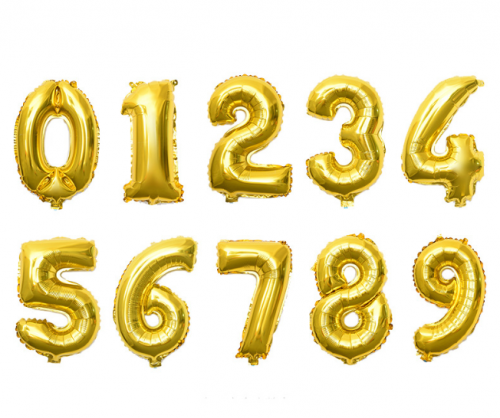 Numbers Foil Balloon 18"