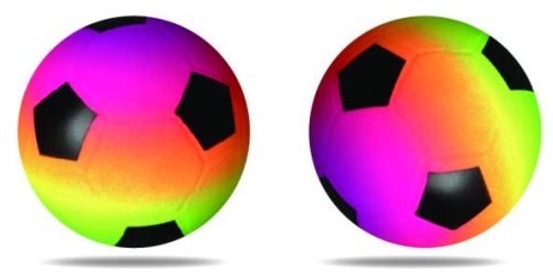 Rainbow Soccer ball 6"