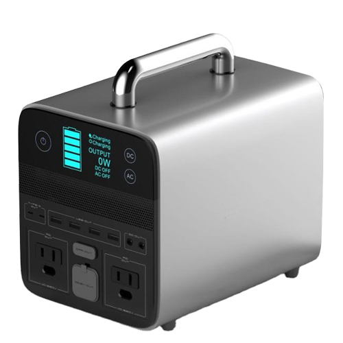 500W 512Wh portable generator lithium battery power station for camping, home backup