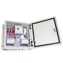 Photovoltaic junction box IP65 500v 4 6 8 10 string pv combiner box for solar panel system