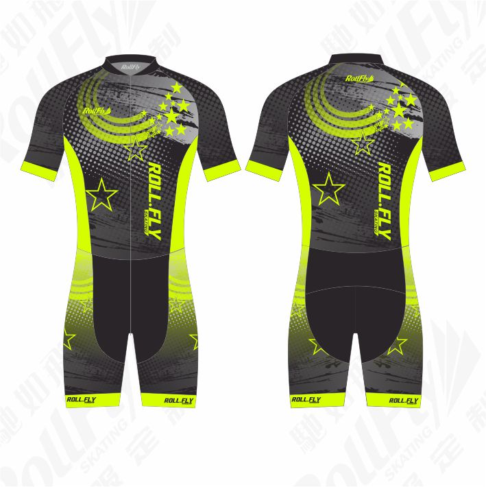 Short sleeve Inline speed skating suit