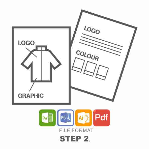 SUPPLY .EPS LOGO FILES AND  PANTONE OR TEX COLOURS