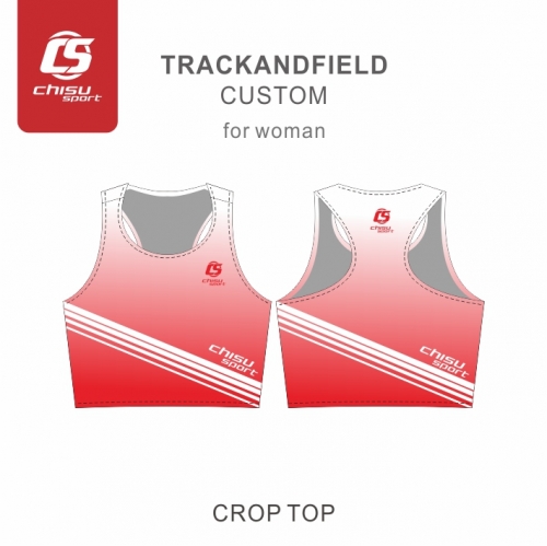 TRACKANDFIELD SUIT CUSTOM FOR WOMAN CROP TOP