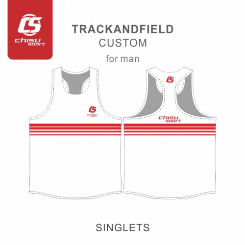 TRACKANDFIELD SUIT CUSTOM FOR MAN SINGLETS