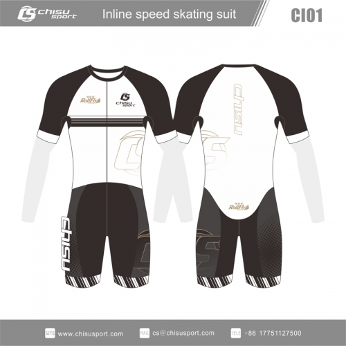 inline speed skating skinsuit design template cl01