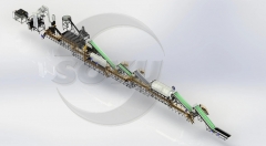 HDPE bottles Recycling Line