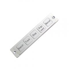 5 Keys Compact Metal Keypad Dot Matrix For Shopping Mall Information Kiosks