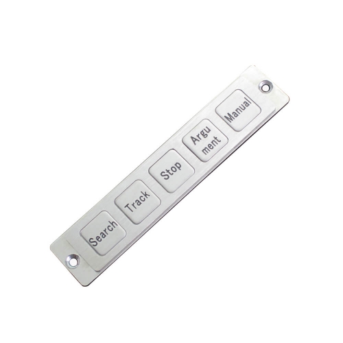 5 Keys Compact Metal Keypad Dot Matrix For Shopping Mall Information Kiosks