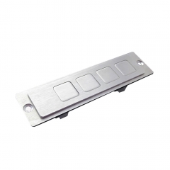Hot sale wholesale custom metal keypad cnc machine keypad 4 keys Function Keypad For ATM