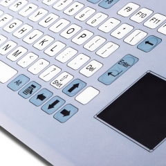 Clavier à Membrane de clés plates de qualité médicale industrielle en métal IP66 avec le pavé tactile