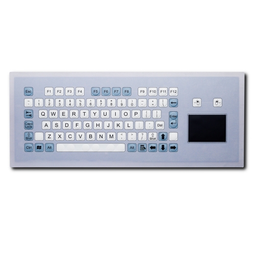 Teclado de membrana de las llaves planas del grado médico Industrial impermeable del Metal IP66 con el panel táctil