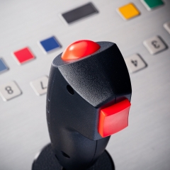 2021 Novo Produto Personalizar Teclado De Metal Desktop De Aço Inoxidável Com Controlador Duplo Joystick