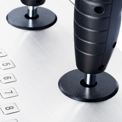 2021 neue Produkt Anpassen Edelstahl Desktop Metall Tastatur Mit Dual Joystick Controller