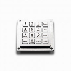IP65 Waterproof Access control ATM Terminal Vending Machine 4X4 Stainless Steel Industrial Numeric Metal Keypad