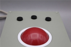 Dispositivo señalador industrial rugoso del Trackball del soporte 60m m del panel con 3 botones del ratón