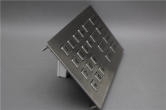 22 Keys Metal Industrial Numeric Keypads Stainless Steel Kiosk Keypad For Vending Machine