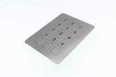 15 keys Industrial Metal Stainless Steel Keypad