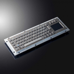 Teclados industriales con panel táctil de botón de metal personalizado, teclado de acero inoxidable cepillado para quioscos, máquina CNC médica bancaria