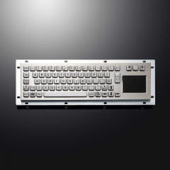 Teclados industriales con panel táctil de botón de metal personalizado, teclado de acero inoxidable cepillado para quioscos, máquina CNC médica bancaria