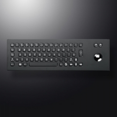 Black Metal PC Keypad Terminal keyboard Vandal Proof Rugged Panel Mount Stainless Steel Keyboard For Self Service Kiosk