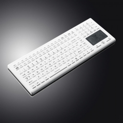 IP68 Waterproof Medical Keyboard Backlight Silicone Keyboards With Integrated Touchpad Mouse