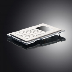 4x4 teclas à prova d 'água ip65 metal teclados de aço inoxidável para quiosque de autoatendimento