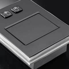 Black Embedded Waterproof Metal industrial Pointing Touchpad