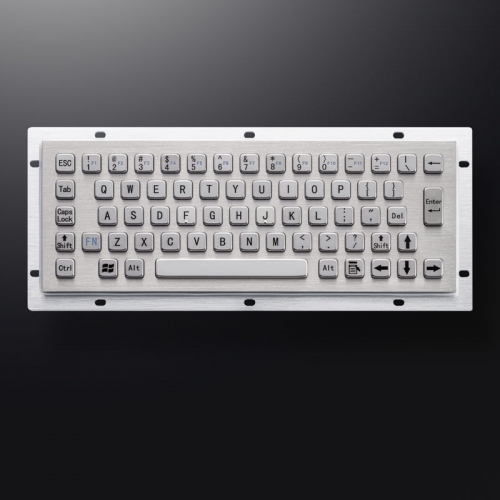 Clavier de kiosque en métal Support en acier inoxydable Support de clavier métallique métallique industriel Capuchons de clavier industriel anti-vandalisme