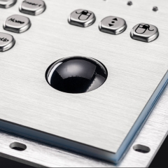 DAVO LIN-machine d'automatisation de kiosque, support de panneau étanche de preuve de vandale Clavier métallique industriel USB avec souris trackball