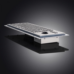 DAVO LIN-machine d'automatisation de kiosque, support de panneau étanche de preuve de vandale Clavier métallique industriel USB avec souris trackball