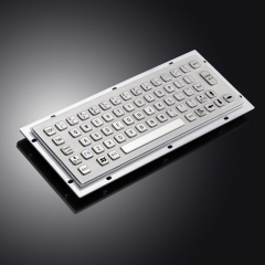 Metallkiosk-Tastatur-Edelstahl-Berg-industrieller metallischer Tastatur-Schlüsselkappen-vandalensicherer industrieller Tastatur-Kundenbezogener Bildschirm