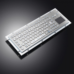 Quiosque touchpad mini teclado usb com touchpad teclado industrial teclado com fio com teclado médico