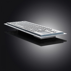 Kiosk touchpad mini clavier USB avec touchpad clavier industriel filaire clavier avec clavier médical