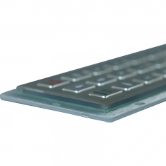 30 keys Rear Panel Mount Stainless Steel Industrial Metal keypad With Backlight
