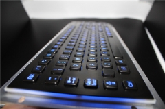 Black Backlight Industrial Metal Keyboard With Numeric Keypad