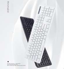 Washable USB Wired Computer Keyboard IP68 Waterproof Anti-bacterial Dust-proof Medical Equipment Industry Dedicated