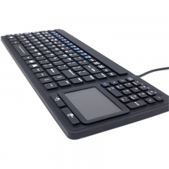 Medical Silicone Keyboard with Touchpad - Industrial IP68 Waterproof keyboard