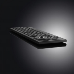 IP67 Waterproof Medical Keyboard Backlight Silicone Keyboards With Integrated Trackball Mouse