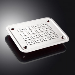 2021 neue Produkt Anpassen Edelstahl Desktop Metall Tastatur Mit Dual Joystick Controller