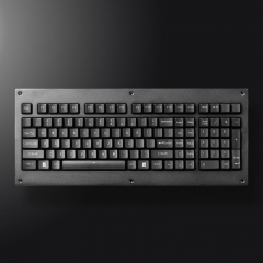 DAVO 40 клавиш, крепление на заднюю панель, цифровая клавиатура из нержавеющей стали, промышленная металлическая клавиатура с подсветкой