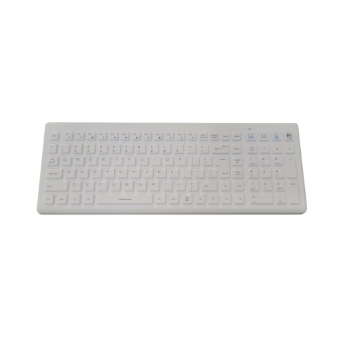 Teclado impermeable médico del silicón inalámbrico de 2,4 GHz para la sala de operaciones del hospital