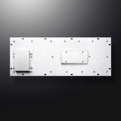 DAVO LIN Kiosk Automation Machine Wodoodporna wandaloodporna do montażu na panelu Przewodowa metalowa klawiatura USB z trackballem Mysz