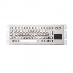 2020 пользовательские компактные встроенные черные клавиатуры промышленная полностью металлическая клавиатура с тачпадом
