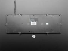 Teclado industrial plástico del soporte del panel de 88 llaves con el trackpad y los botones para ambos clics derecho-izquierdo